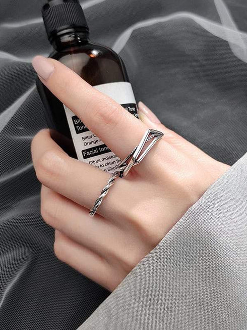 Set inele din argint Gaia